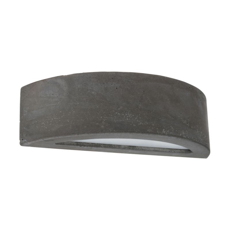 Væglampe SPOT Light 1xE27 Max. 40W Komposition af grå beton med frostet glas, polsk producent, 1 stk.