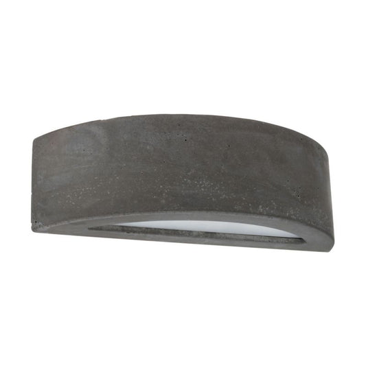 Væglampe SPOT Light 1xE27 Max. 40W Komposition af grå beton med frostet glas, polsk producent, 1 stk.