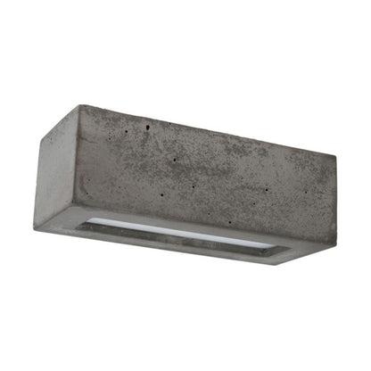 Væglampe SPOT Light 1xE27 Max. 40W Kombination af grå beton og frostet glas, polsk producent, 1 stk.