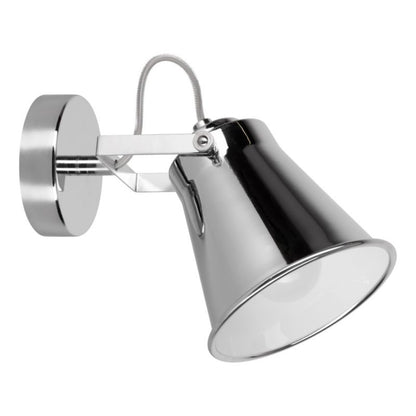 Væglampe SPOT Light 1xE27 Max. 60W Subtil krom i minimalistisk stil, polsk producent, 1 stk.