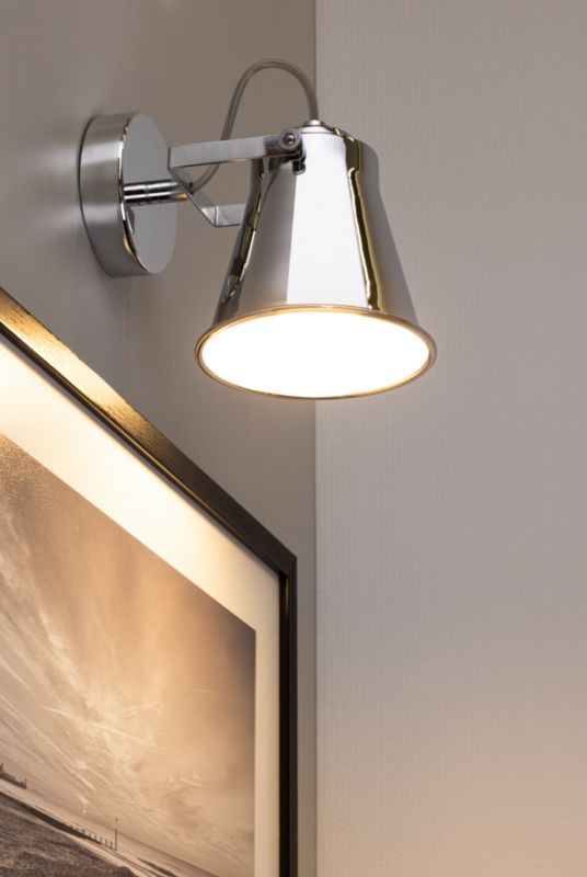 Væglampe SPOT Light 1xE27 Max. 60W Subtil krom i minimalistisk stil, polsk producent, 1 stk.