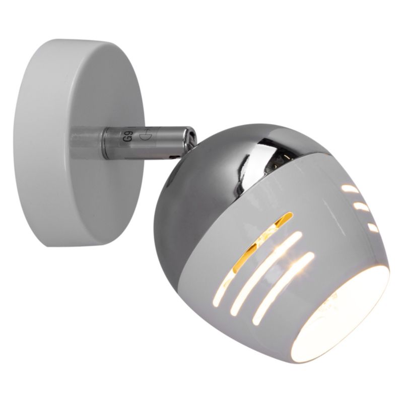 Væglampe SPOT Light 1xG9 Max. 28W Elegant kombination af krom og hvid fra polsk producent, 1 stk.