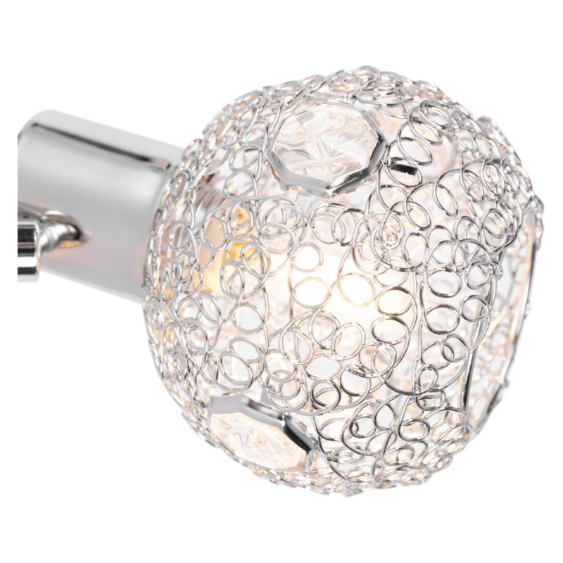 Væglampe SPOT Light 1xG9 Max. 28W med kromkomposition og transparente krystaller, polsk producent, 1 stk.