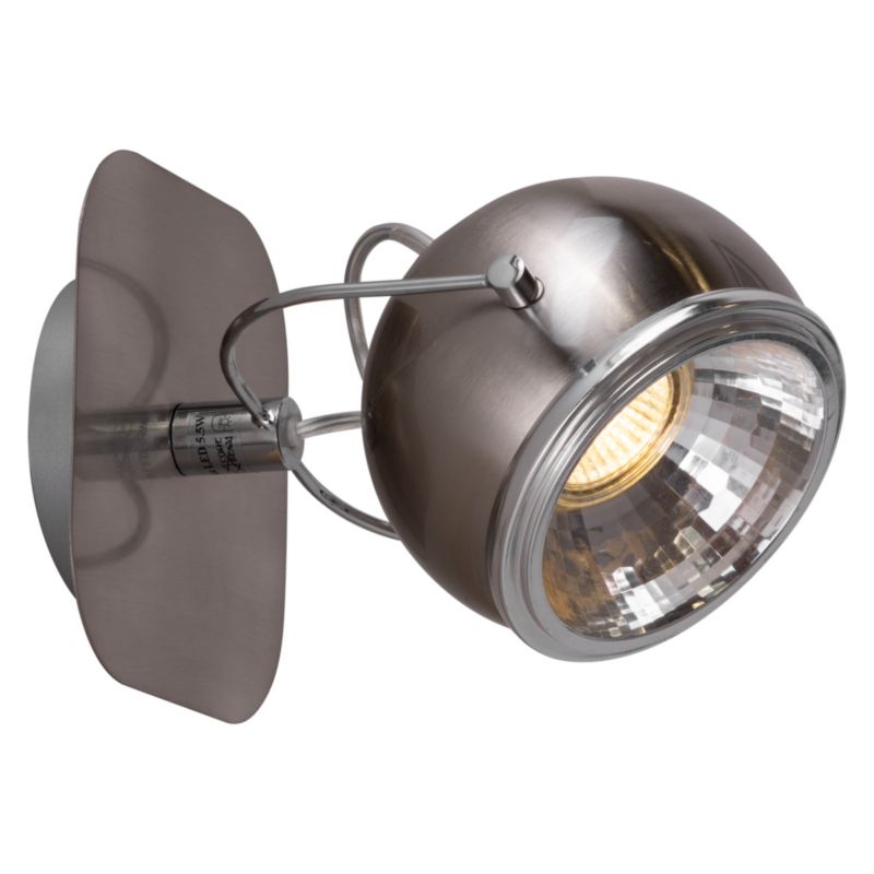 Væglampe SPOT Light 1xGU10 LED 6W Elegant Satin i Klassisk Stil, Polsk Producent, 1 stk.
