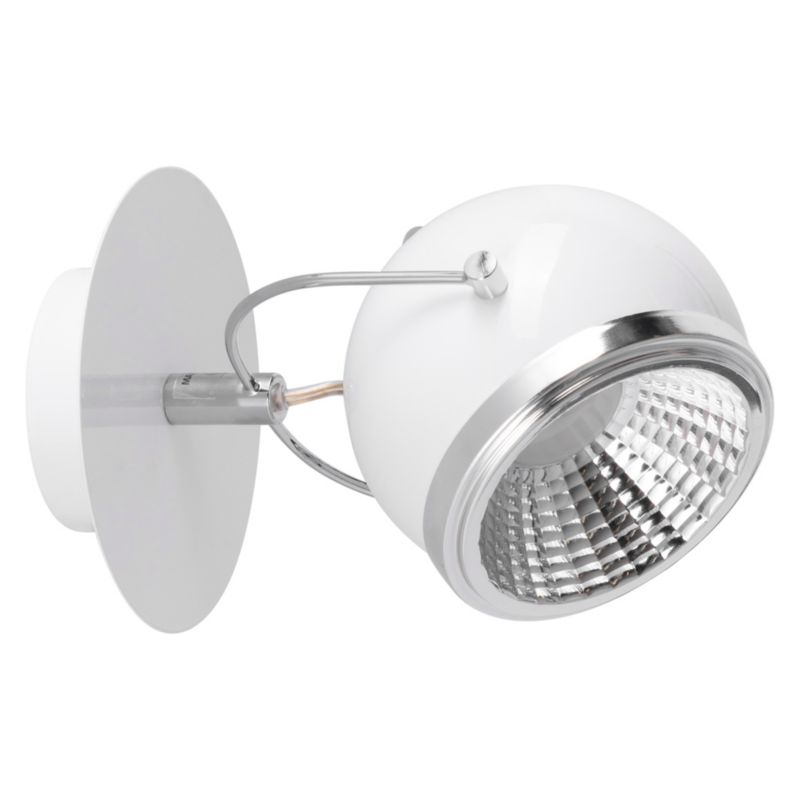 Væglampe SPOT Light 1xGU10 LED 6W Klassisk Hvid i Minimalistisk Stil, Polsk Producent, 1 stk.