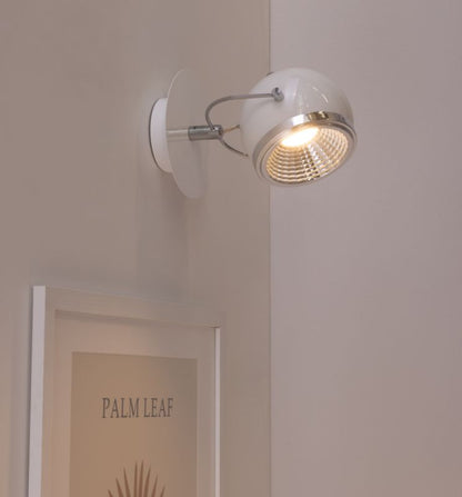 Væglampe SPOT Light 1xGU10 LED 6W Klassisk Hvid i Minimalistisk Stil, Polsk Producent, 1 stk.
