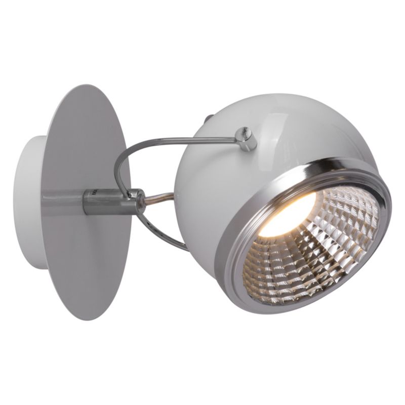 Væglampe SPOT Light 1xGU10 LED 6W Klassisk Hvid i Minimalistisk Stil, Polsk Producent, 1 stk.
