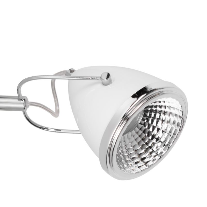 Væglampe SPOT Light 1xGU10 LED 6W Klassisk Kombination af Krom og Hvid, Polsk Producent, 1 stk.