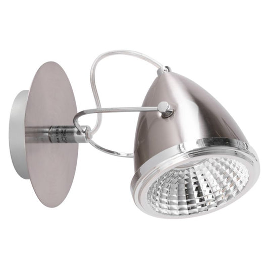 Væglampe SPOT Light 1xGU10 LED 6W i krom og satin i klassisk stil, polsk producent, 1 stk.