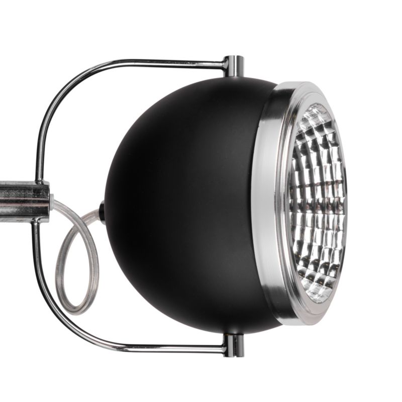 Spot Light væglampe 1xGU10 LED 6W i subtil sort med industriel stil, polsk producent, 1 stk.