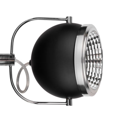 Spot Light væglampe 1xGU10 LED 6W i subtil sort med industriel stil, polsk producent, 1 stk.
