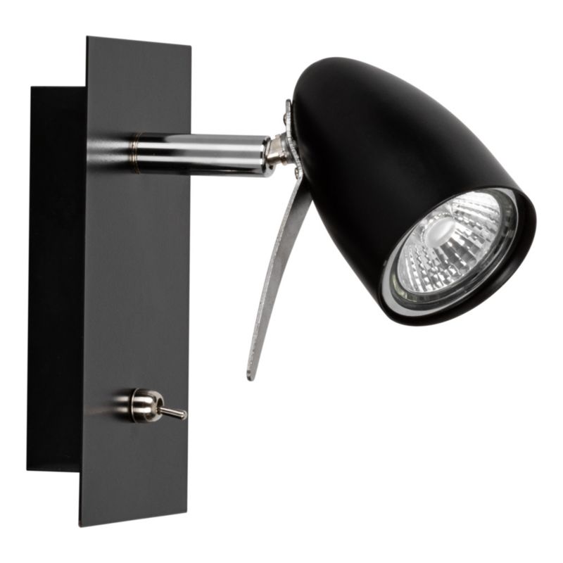 Spot Light væglampe 1xGU10 maks. 35W elegant sort i industriel stil, polsk producent, 1 stk.