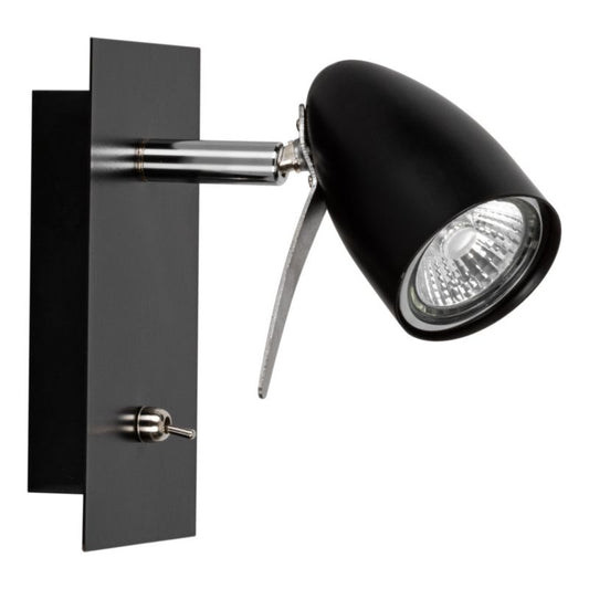 Spot Light væglampe 1xGU10 maks. 35W elegant sort i industriel stil, polsk producent, 1 stk.