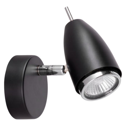 Væglampe SPOT Light 1xGU10 Max. 50W Klassisk sort, Polsk producent, 1 stk.