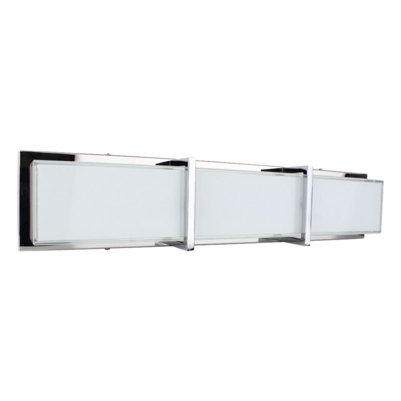Væglampe SPOT Light 1xLED 27W Minimalistisk Kombination af Hvid og Krom, Polsk Producent, 1 stk.