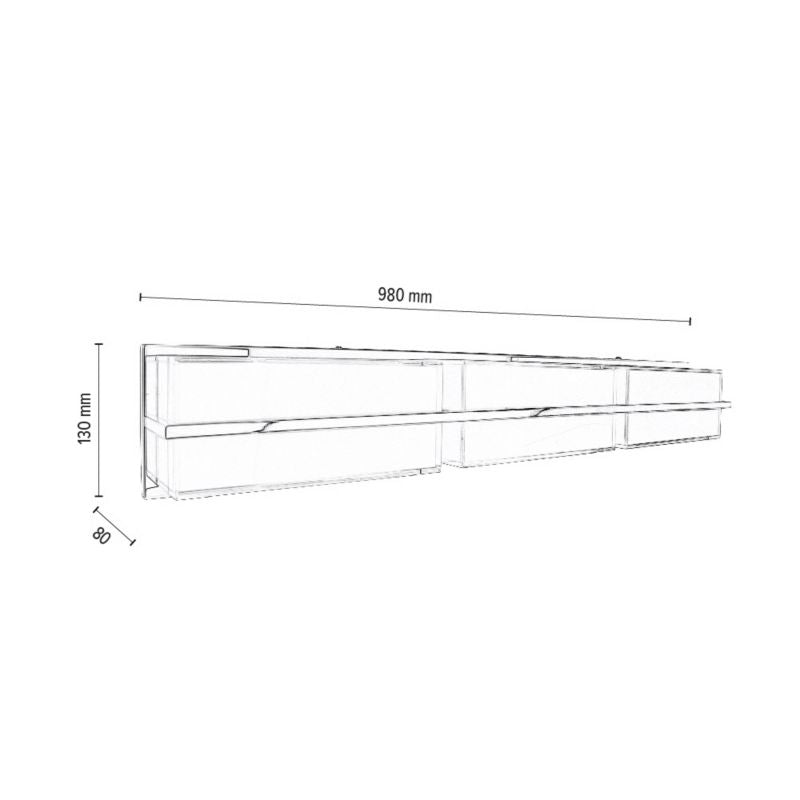 Væglampe SPOT Light 1xLED 30W Hvid Komposition med Krom, Polsk Producent, 1 stk.