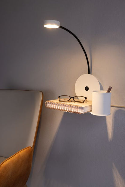Væglampe SPOT Light 1xLED 3W Elegant kombination af hvid og sort, polsk producent, 1 stk.