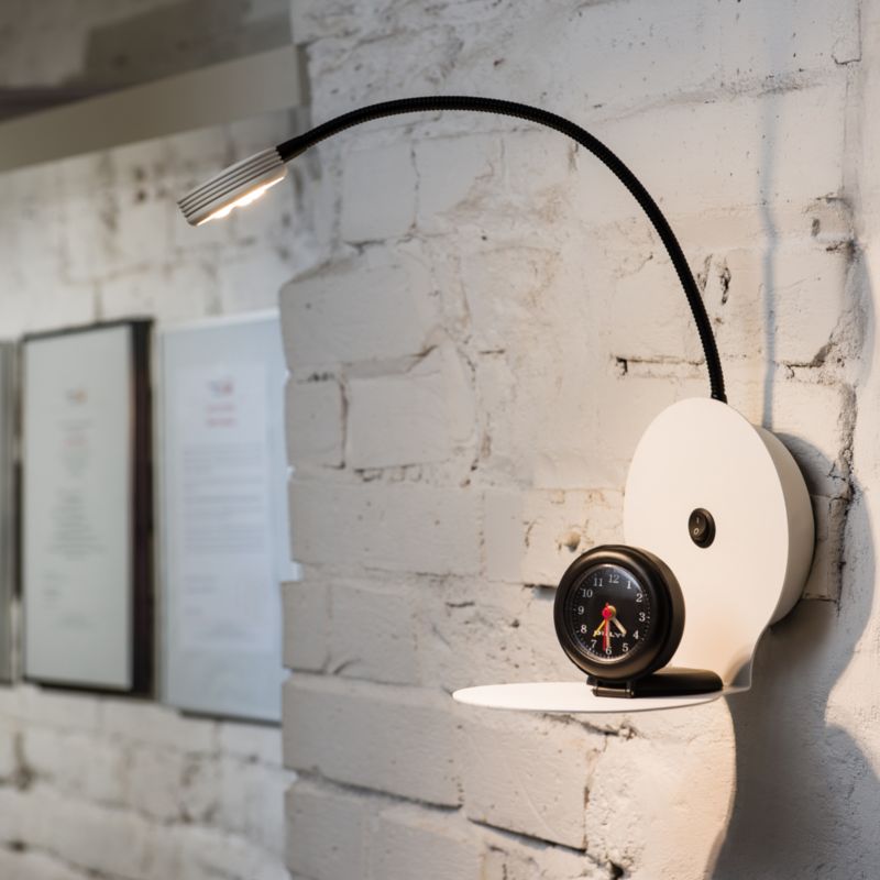 Væglampe SPOT Light 1xLED 3W Subtil Kombination af Hvid med Sorte Accenter, Polsk Producent, 1 stk.
