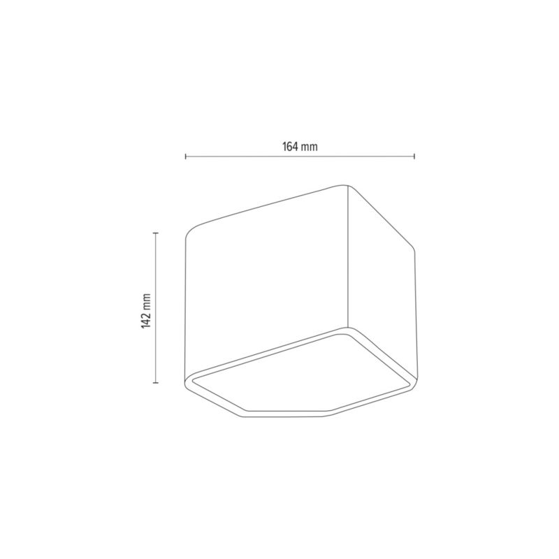 Væglampe SPOT Light 1xLED 6W i sort med gyldent accent, polsk producent, 1 stk.