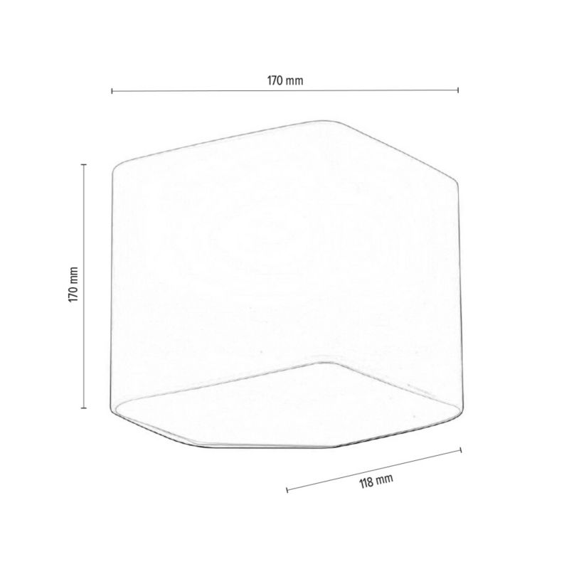 Væglampe SPOT Light 1xLED 6W Subtil Hvid i Minimalistisk Stil, Polsk Producent, 1 stk.