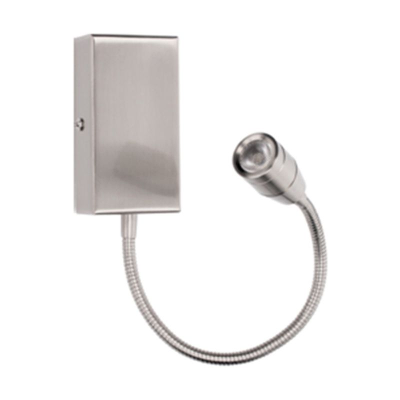 Væglampe SPOT Light 1xLED Integreret 1W Subtil Satin i Minimalistisk Stil, Polsk Producent, 1 stk.