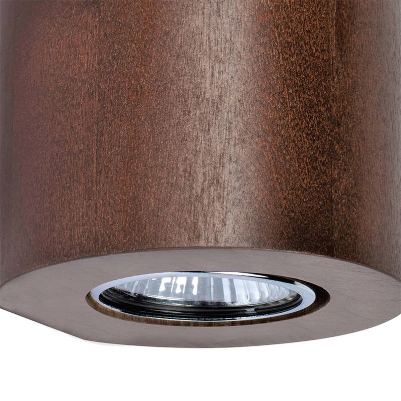 Væglampe SPOT Light 2xGU10 Max. 6W Bøgtræ med valnøddefinish FSC, Polsk producent, 1 stk.