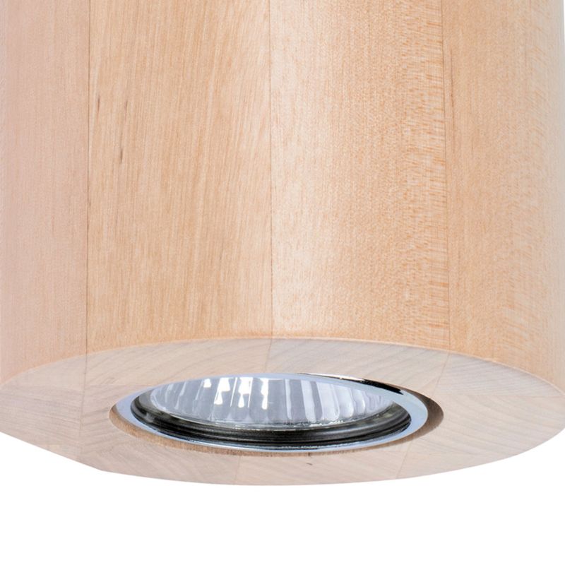 Væglampe SPOT Light 2xGU10 Max. 6W Naturlig FSC-birk, Polsk producent, 1 stk.