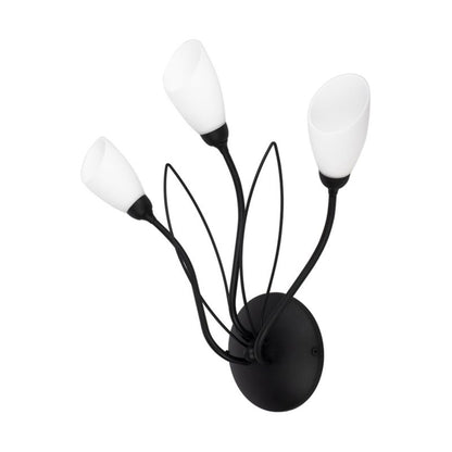 Væglampe SPOT Light 3xG9 Max. 6W LED Klassisk Kombination af Sort og Hvidt Glas, Polsk Producent, 1 stk.