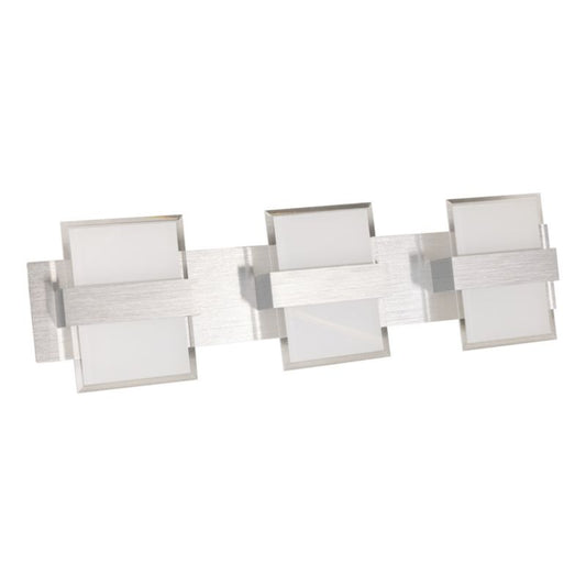 Væglampe SPOT Light 3xLED 5W i børstet aluminium i moderne stil, polsk producent, 1 stk.