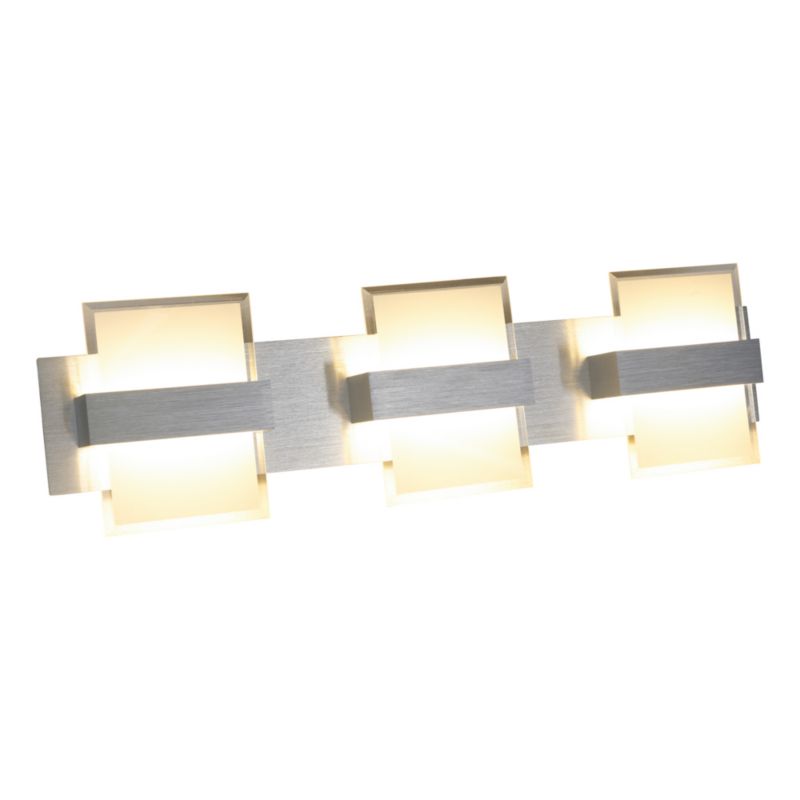 Væglampe SPOT Light 3xLED 5W i børstet aluminium i moderne stil, polsk producent, 1 stk.
