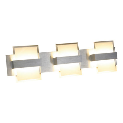 Væglampe SPOT Light 3xLED 5W i børstet aluminium i moderne stil, polsk producent, 1 stk.