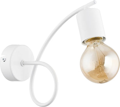 Væglampe Tango 1x60 W E27 Hvid
