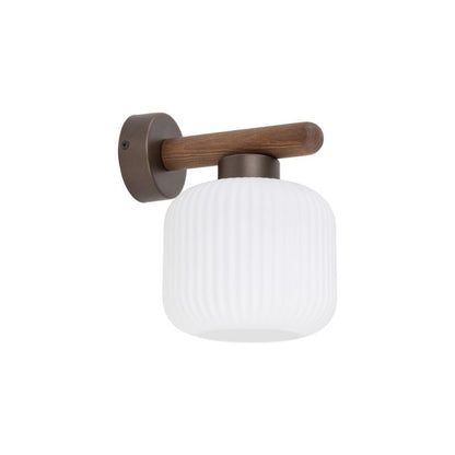 Væglampe Arlo 1 x E14 Brun