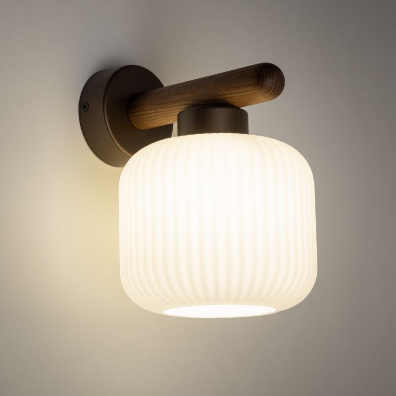 Væglampe Arlo 1 x E14 Brun