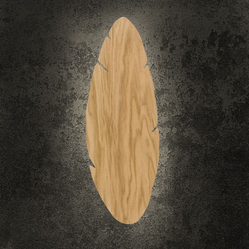 Væglampe TK Lighting Hoja Wood 2 x G9 i træ