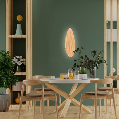 Væglampe TK Lighting Hoja Wood 2 x G9 i træ