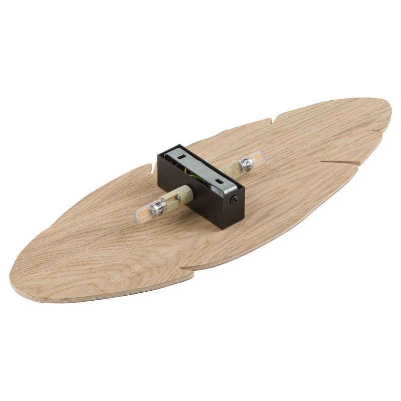 Væglampe TK Lighting Hoja Wood 2 x G9 i træ
