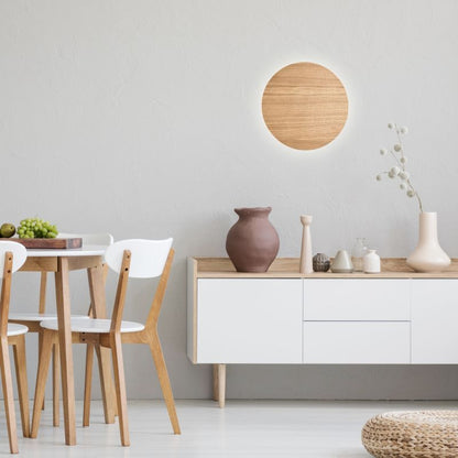 Væglampe Luna 3xG9 30x30 cm Brun Krydsfiner