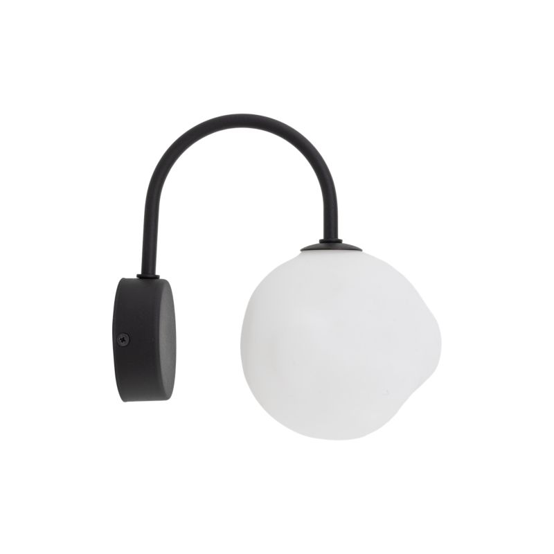 Væglampe Misty 1 x G9 Hvid Sort