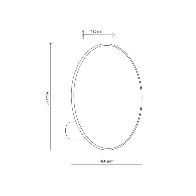 Væglampe TK Lighting Pulse 1 x E27 naturlig