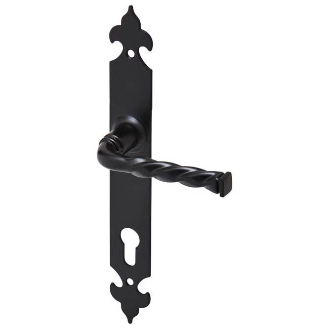 Sort Ola portgreb 90 mm med nøglehul
