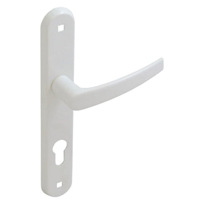 Dørgreb 72 mm til Cylinder Hvid Aluminium