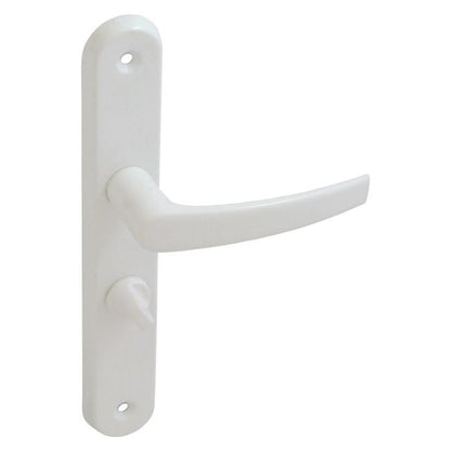 Dørgreb 72 mm WC Hvid Aluminium