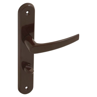 Dørgreb 72 mm WC Brun Aluminium