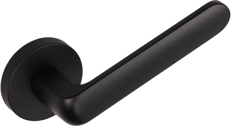 Dørgreb Organic Sort Super Mat Aluminium