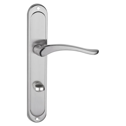 Dørgreb til toilet 72 mm børstet nikkel