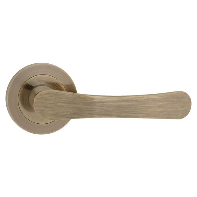 Dørgreb på Roset Rektangulært Patineret Messing 40-60 mm