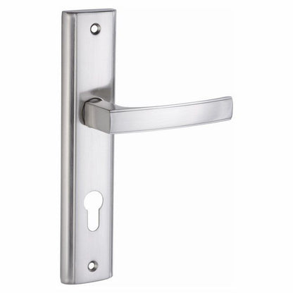 Dørgreb Aria Langt Skilt Satinaluminium