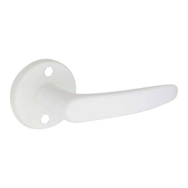 Dørgreb Aluminium Hvid Rund Roset 40-60 mm