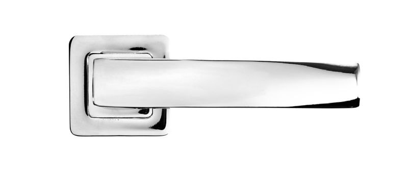 Dørgreb Kvadratisk Roset Krom Aluminium og Stål 40-60 mm